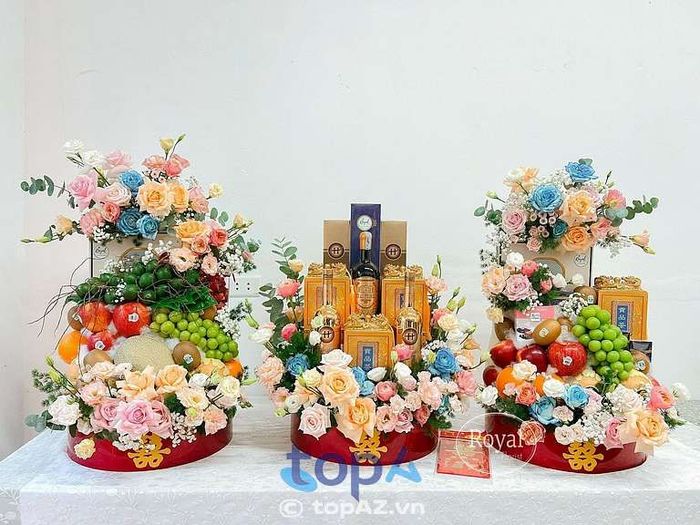 Royal Florist – Địa chỉ mâm quả cưới hỏi đẳng cấp tại TP. Hải Dương