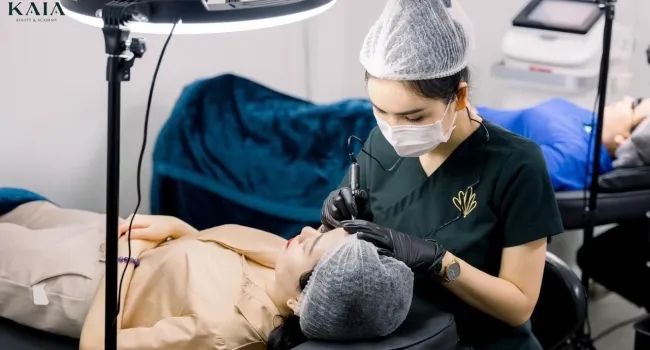Hình ảnh không gian hiện đại và chuyên nghiệp tại KAIA Beauty & Academy