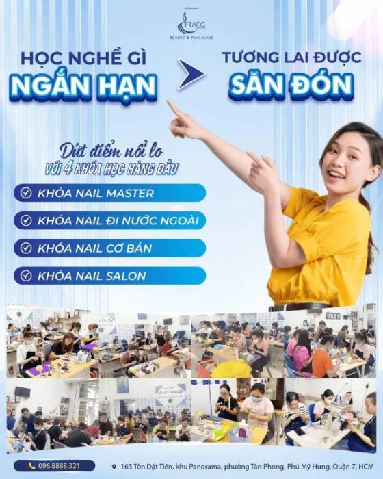 Trang Beauty & Nail Care - Nơi chắp cánh đam mê nghệ thuật làm đẹp móng