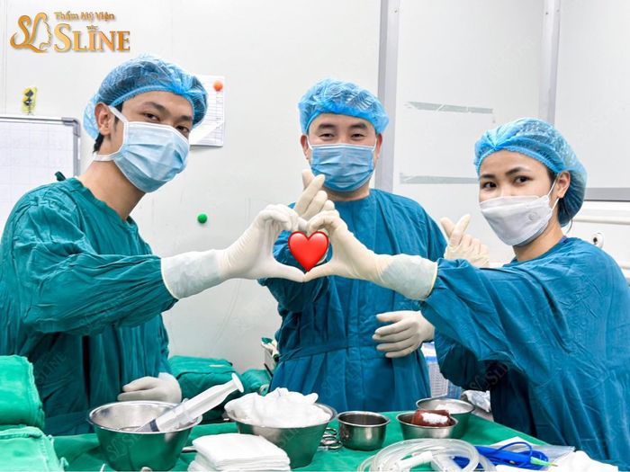 Không gian sang trọng đạt chuẩn 5 sao tại Thẩm Mỹ Viện Sline