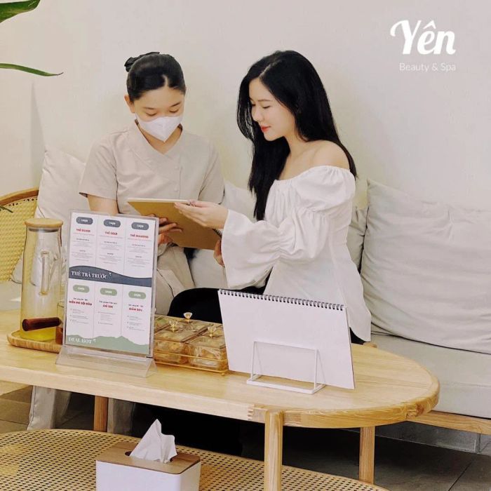 Không gian thư giãn tại Yên Spa & Skinlab