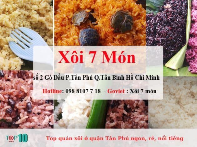 Xôi 7 Món Gò Dầu