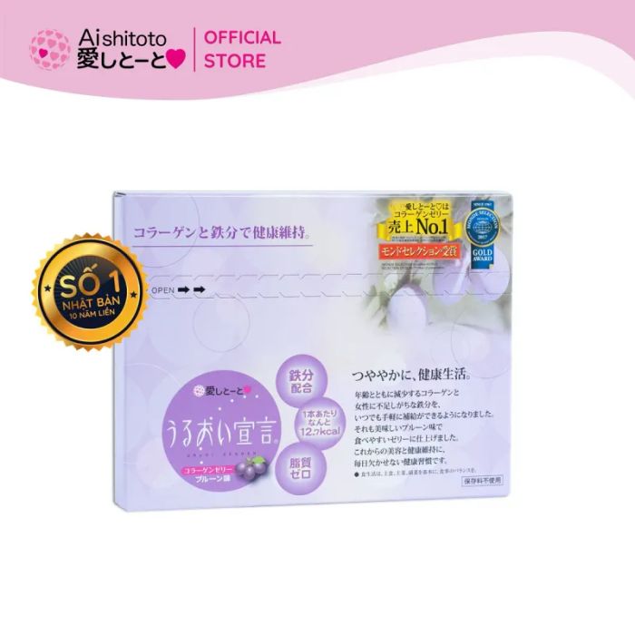 Hình ảnh Thạch Collagen Aishitoto Jelly Iron phiên bản 1