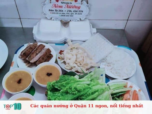 Top những quán nướng đặc sản nổi tiếng nhất Quận 11