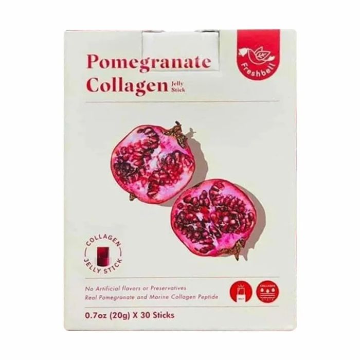 Hình ảnh Thạch Collagen Lựu Đỏ Pomegranate Jelly Stick