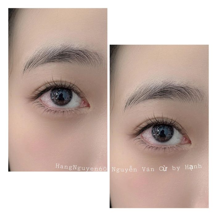 Kết quả nối mi tự nhiên, thanh thoát tại Hằng Nguyễn Eyelash