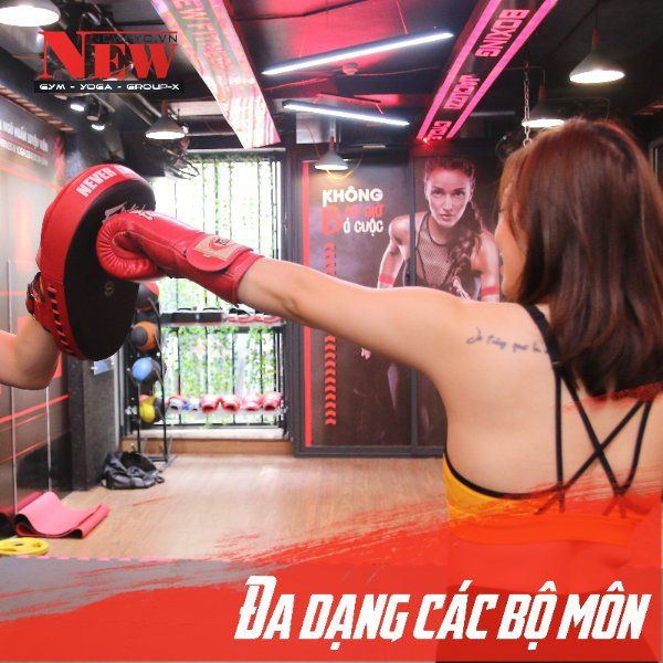 Hình ảnh khu vực tập luyện cao cấp tại New Ba Đình