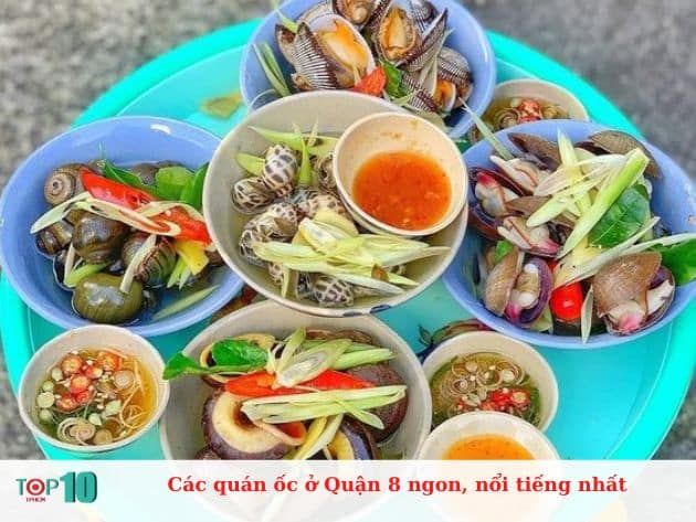 Các quán ốc ở Quận 8 giá rẻ nhất