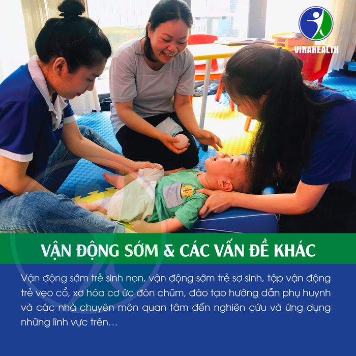 Hình ảnh hoạt động trị liệu tại Trung tâm VinaHealth