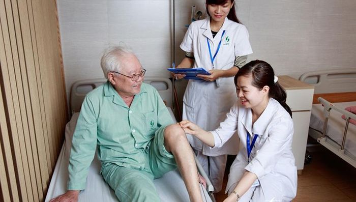 Hình ảnh không gian điều trị tại Bệnh viện Lão khoa Trung ương