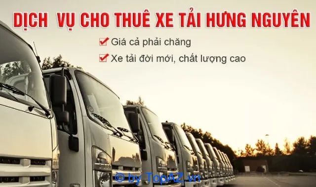 Công ty vận tải Hưng Nguyên chuyên cho thuê các loại xe tải chở hàng đời mới, đạt chất lượng cao, phục vụ mọi nhu cầu vận chuyển của khách hàng.