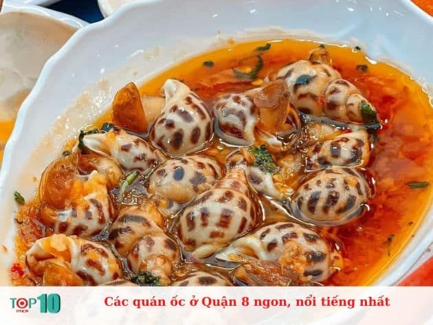 Danh sách các quán ốc nổi tiếng và ngon nhất tại Quận 8