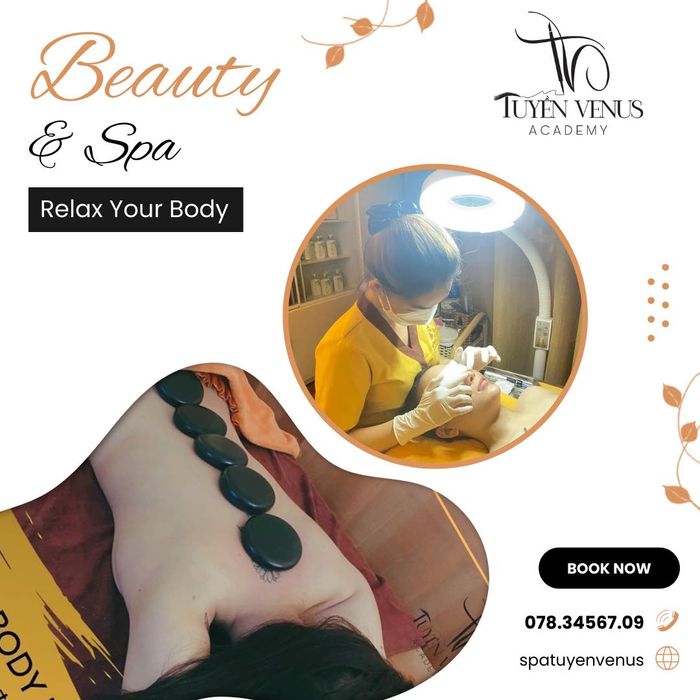 Không gian sang trọng và hiện đại tại Spa Tuyền Venus