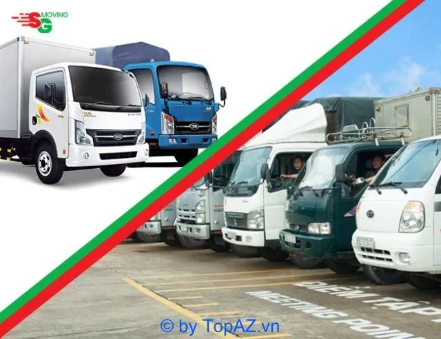 SG Moving chuyên cung cấp dịch vụ cho thuê các loại xe tải có trọng tải nhỏ, phục vụ nhu cầu vận chuyển hàng hóa linh hoạt và tiết kiệm cho khách hàng.