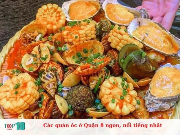 Các quán ốc ở Quận 8 ngon, nổi tiếng nhất