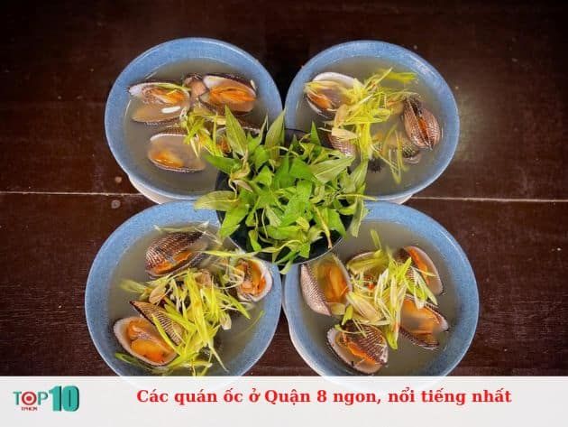 Các quán ốc ở Quận 8 ngon, nổi tiếng nhất