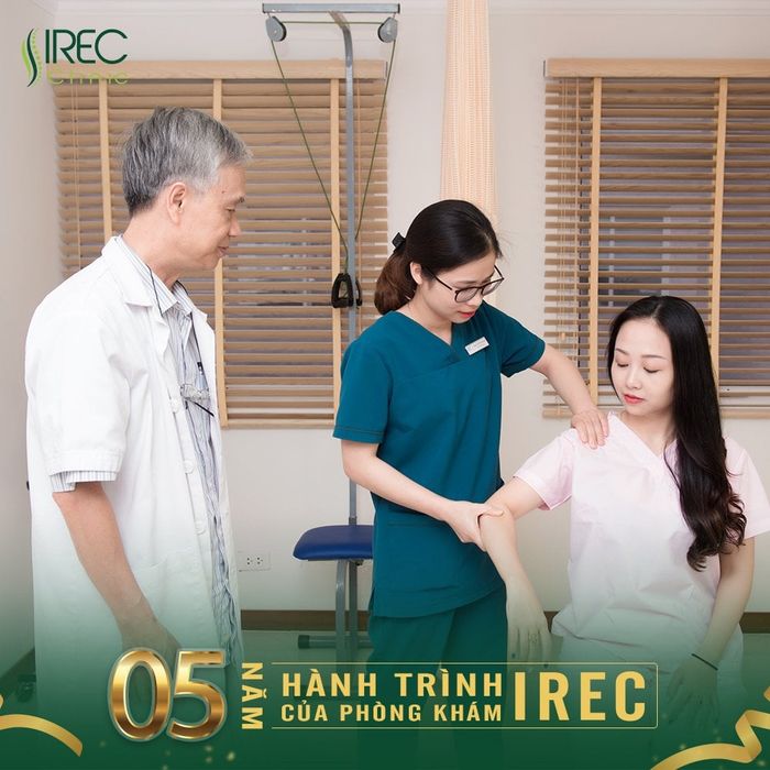 Hình ảnh quy trình trị liệu chuyên nghiệp tại Phòng khám IREC