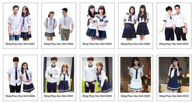 GLU - Đồng phục học sinh chất lượng với giá thành ưu đãi
