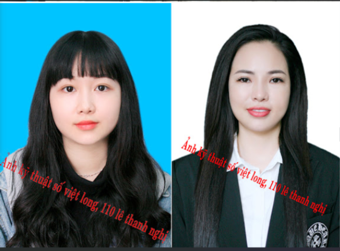 Ảnh mẫu chụp thẻ tại Việt Long Studio