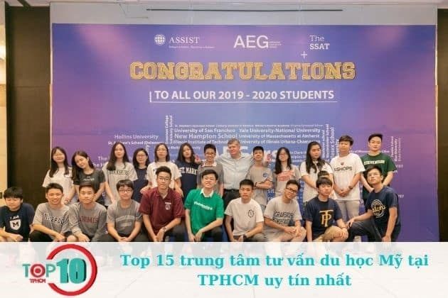 Địa điểm tư vấn du học Mỹ tại TP.HCM | Nguồn: AEG