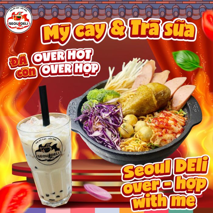 Tô mỳ cay chuẩn vị Hàn Quốc tại Seoul Deli