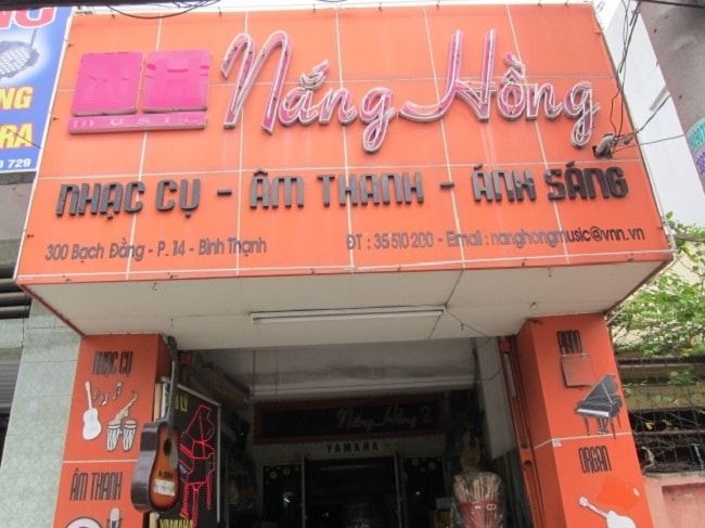 Nhạc cụ Nắng Hồng - Top 10 cửa hàng nhạc cụ uy tín nhất TP.HCM