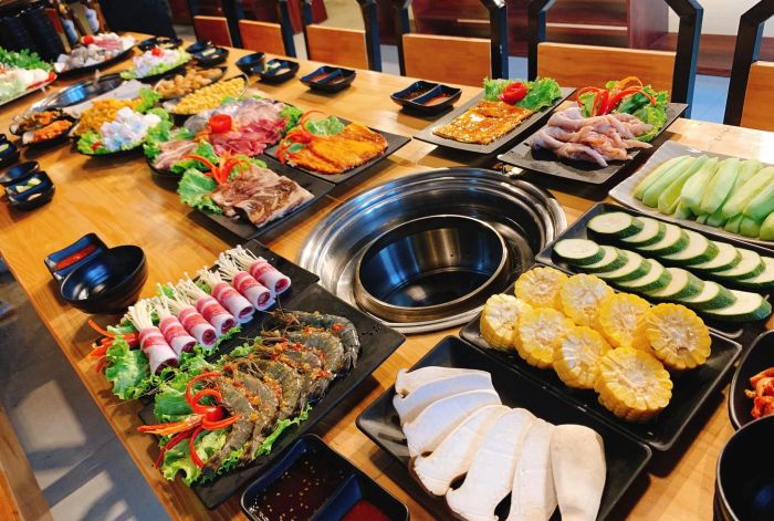 Bữa tiệc nướng hảo hạng với nguyên liệu cao cấp