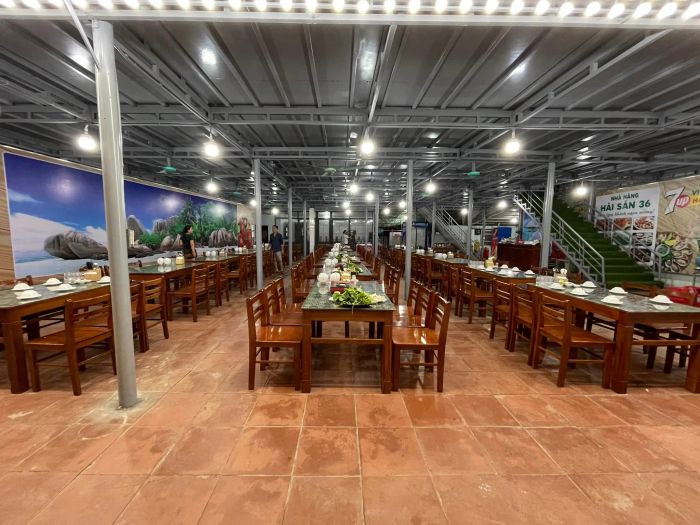 Không gian ẩm thực đậm chất biển cả