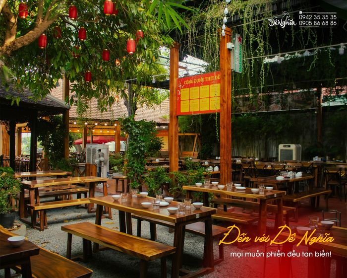 Không gian ấm cúng tại Dê Nghĩa