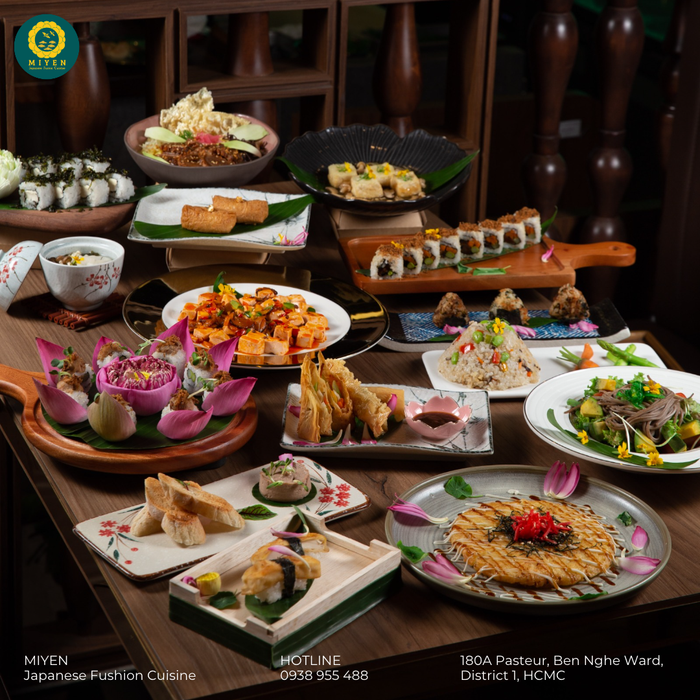 Miyen Japanese Fusion Cuisine ảnh 2 - Góc nhìn chân thực về những món ăn trình bày như tác phẩm nghệ thuật đầy cảm hứng.