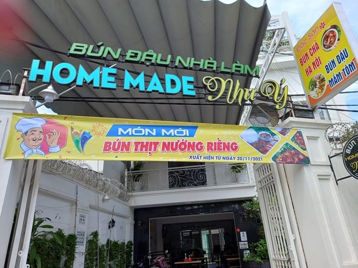 Bún đậu mắm tôm Homemade Như Ý - địa chỉ tuyệt vời để thưởng thức bún đậu mắm tôm chất lượng.