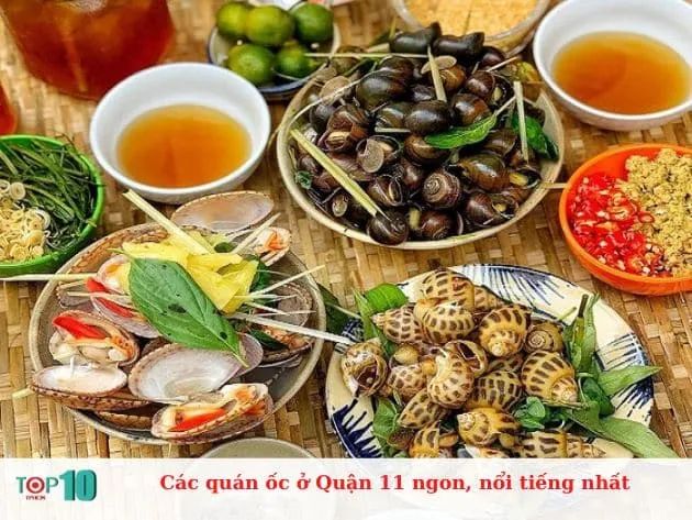 Danh sách các quán ốc nổi tiếng và ngon nhất tại Quận 11
