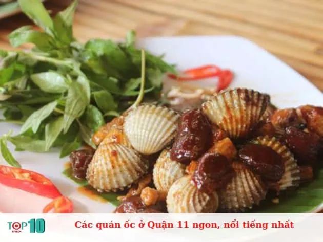 Các quán ốc nổi tiếng và được yêu thích nhất ở Quận 11