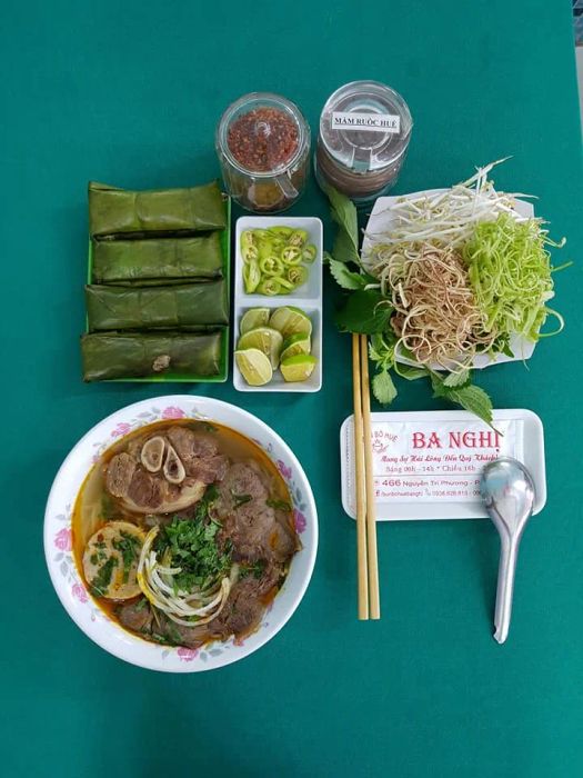 Hình ảnh không gian ấm cúng tại Bún Bò Huế Ba Nghị