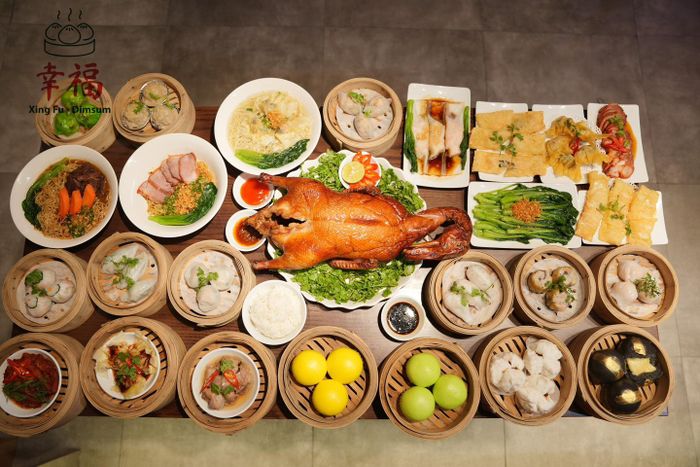 Những món dimsum tinh tế được trình bày đẹp mắt tại XingFu