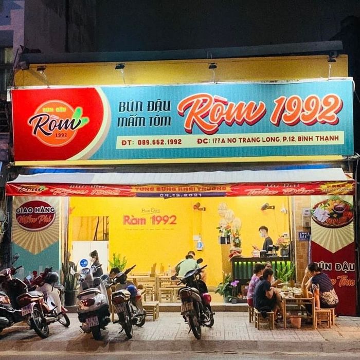Bún Đậu Ròm 1992 - Nét ẩm thực Hà Nội giữa lòng Sài Gòn