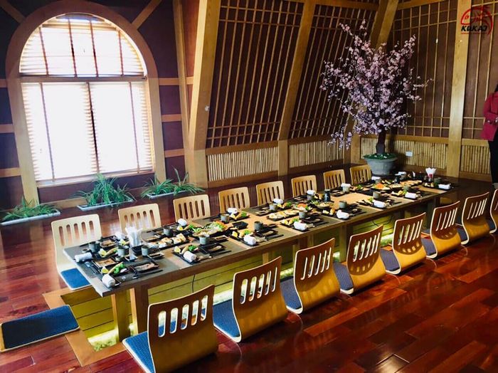 Không gian ấm cúng với nét kiến trúc Nhật Bản