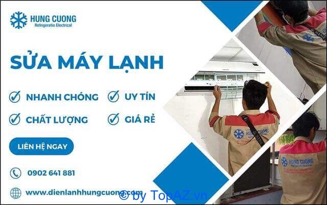 Điện lạnh Hùng Cường cung cấp dịch vụ vệ sinh máy lạnh nhanh chóng, chất lượng và với mức giá phải chăng, đảm bảo mang lại sự hài lòng cho khách hàng.