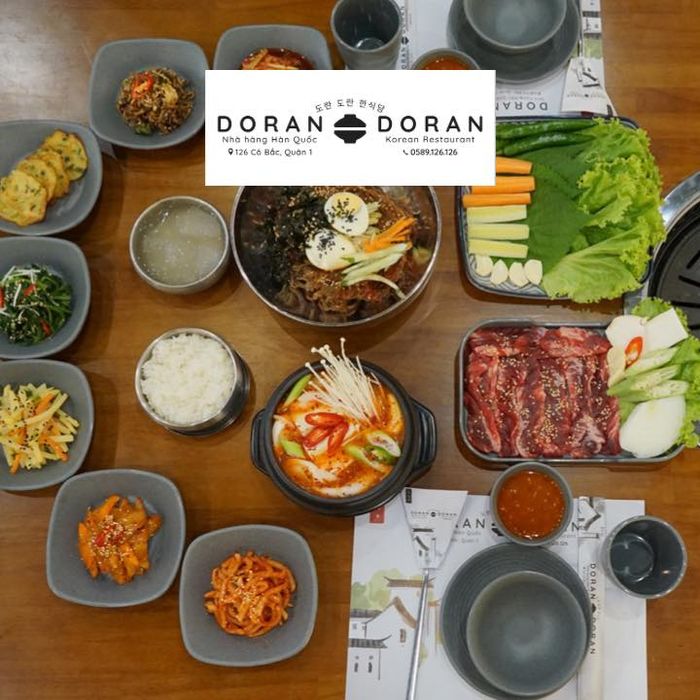Không gian ấm cúng chuẩn Hàn tại Nhà Hàng DORAN DORAN