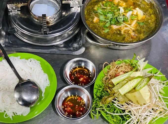 Hình ảnh không gian ấm cúng tại Quán Giàn Mướp