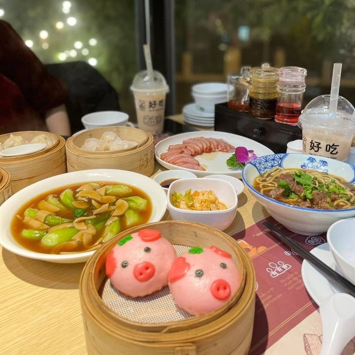 Những món dimsum tinh tế được trình bày tại Hao Chi