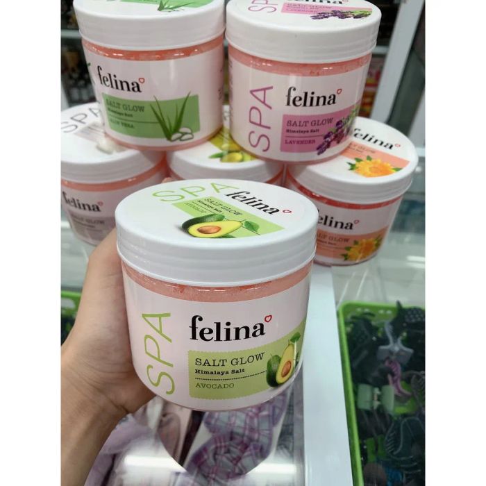 Hình ảnh Muối Tắm Felina - Sự kết hợp hoàn hảo giữa muối hồng Himalaya và tinh dầu quý