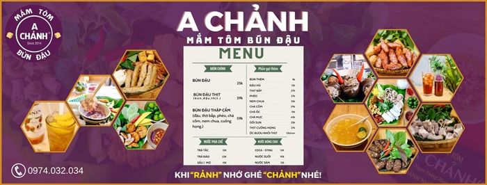 Mắm Tôm Bún Đậu A Chảnh - Sự kết hợp hoàn hảo giữa truyền thống và hiện đại