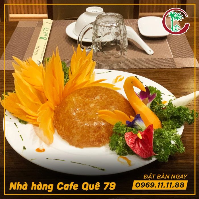 Món ăn hấp dẫn tại nhà hàng Quê 79