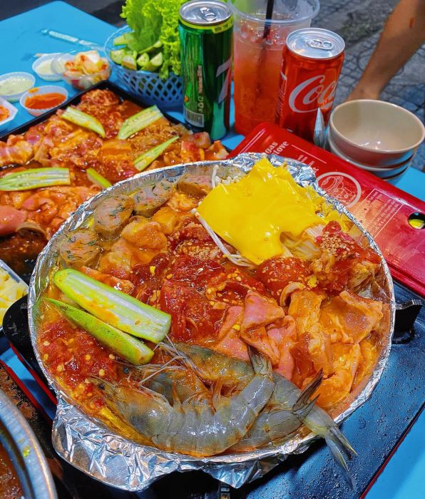 Hình ảnh không gian ấn tượng tại Leng Keng BBQ