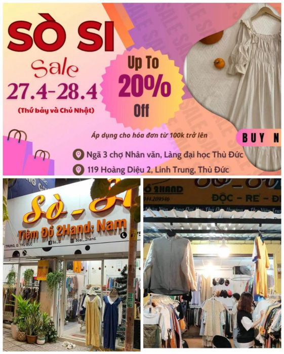 Không gian mua sắm đầy cảm hứng tại Sò_Si 2