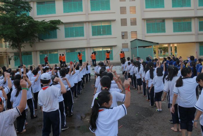 Cơ sở vật chất hiện đại và không gian học tập lý tưởng tại THCS Võ Trường Toản