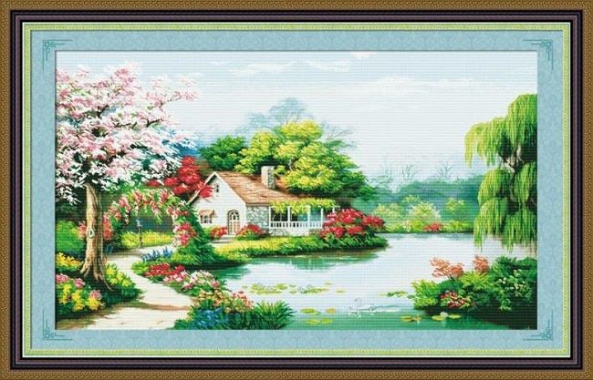 Xưởng Lê Chức là một trong những địa chỉ hàng đầu chuyên cung cấp tranh thêu chữ thập tại TP. HCM.