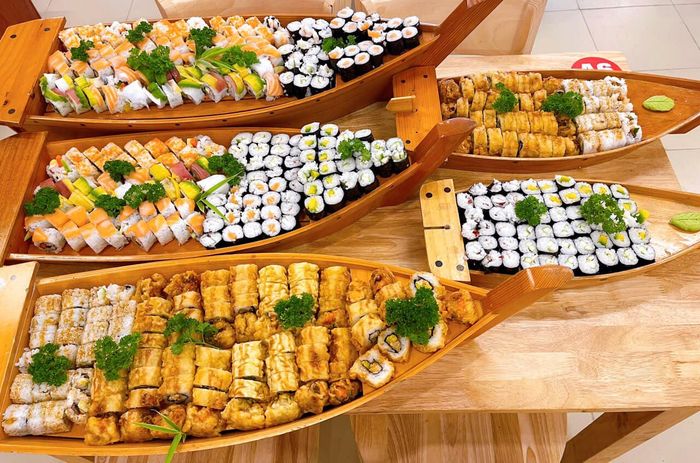Không gian ấm cúng tại Hana Sushi Vũng Tàu