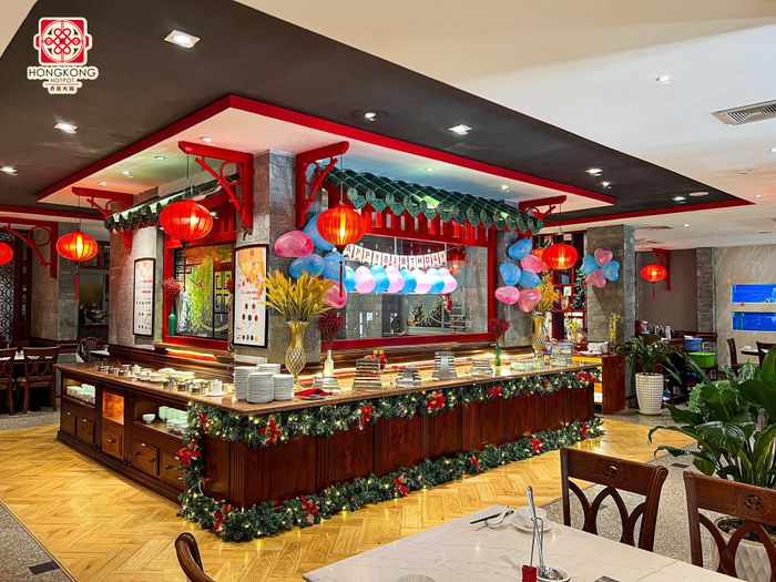 Không gian ẩm thực sang trọng tại nhà hàng